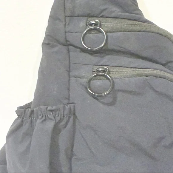 Free People Movement Black Nylon Renegade Sling Bag Crossbody - Picture 2 of 5